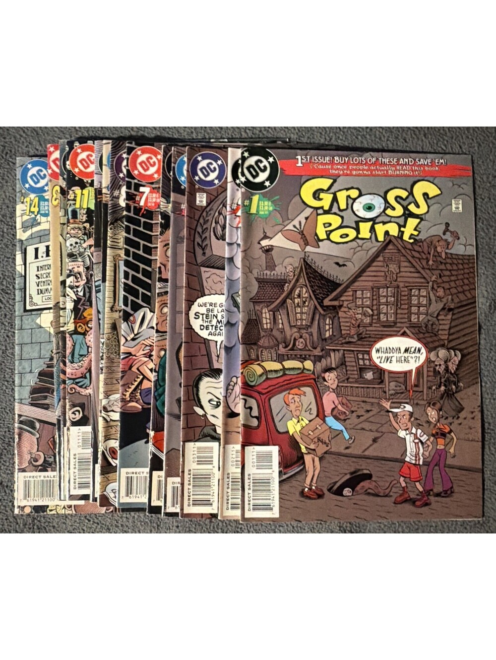 Gross Point DC Comic Book Lot Issues 1 Through 14